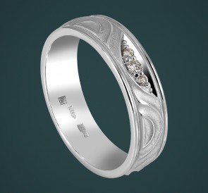 Обручальное кольцо АК 3.95.3: жемчуг, золото 585°